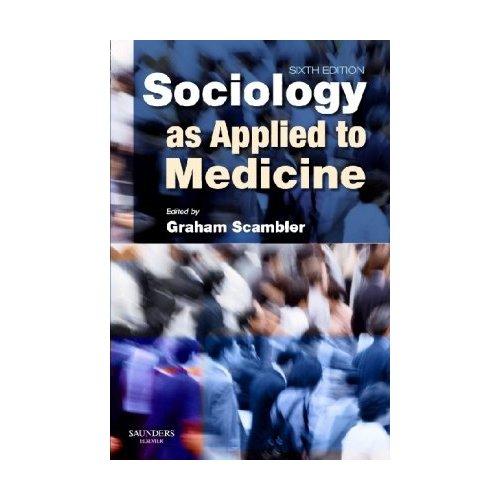 Cover for Sociology as Applied to Medicine