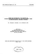Cover for Report and proceedings of the Meeting on Fisheries Exploitation within the Exclusive Economic Zones of English-Speaking Caribbean Countries
