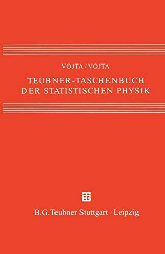 Cover for Teubner-Taschenbuch der statistischen Physik