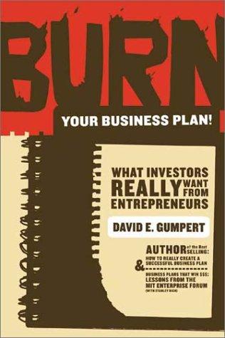 Cover for Burn Your Business Plan!