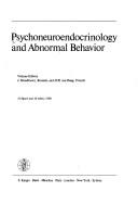 Cover for Psychoneuroendocrinology and Abnormal Behaviour (Advances in biological psychiatry)