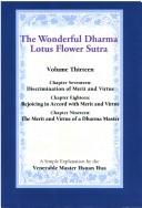 Cover for Wonderful Dharma Lotus Flower Sutra