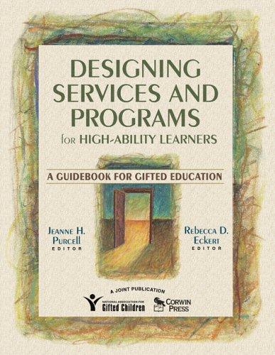 Cover for Designing services and programs for high-ability learners