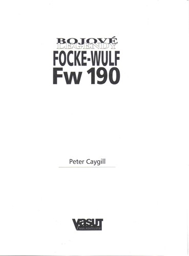 Cover for Focke-Wulf Fw 190