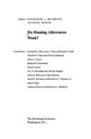 Cover for Do housing allowances work?