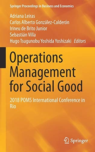 Cover for Operations Management for Social Good
