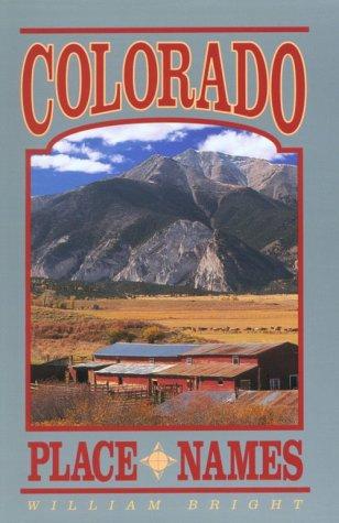 Cover for Colorado place names