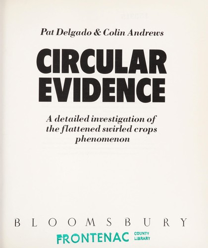 Cover for Circular evidence