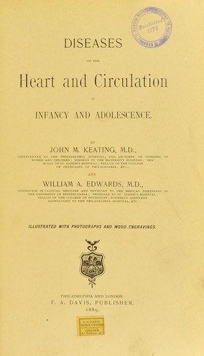 Cover for Diseases of the heart and circulation in infancy and adolescence