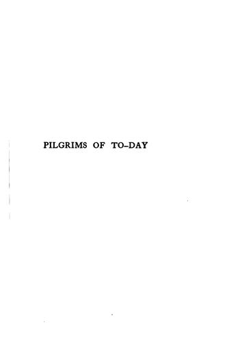 Cover for Pilgrims of to-day
