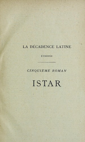 Cover for Istar
