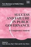 Cover for Success and failure in public governance
