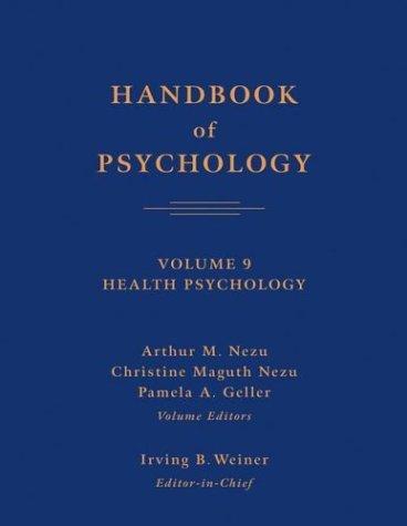 Cover for Handbook of Psychology, Health Psychology