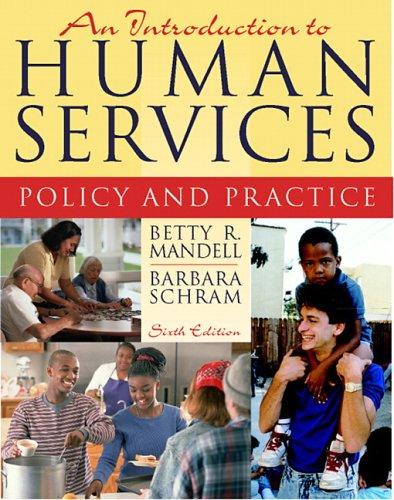 Cover for An Introduction to Human Services