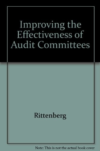 Cover for Improving the effectiveness of audit committees