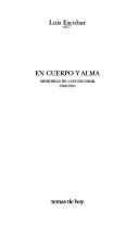 Cover for En cuerpo y alma
