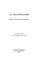 Cover for Chaire d'études acadiennes