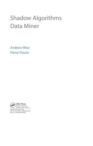 Cover for Shadow algorithms data miner