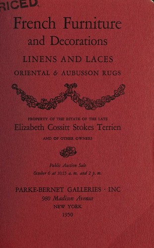 Cover for French furniture
