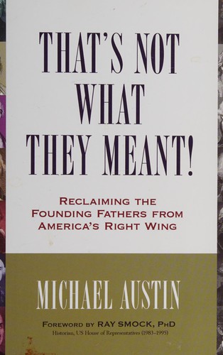 Cover for That's not what they meant!