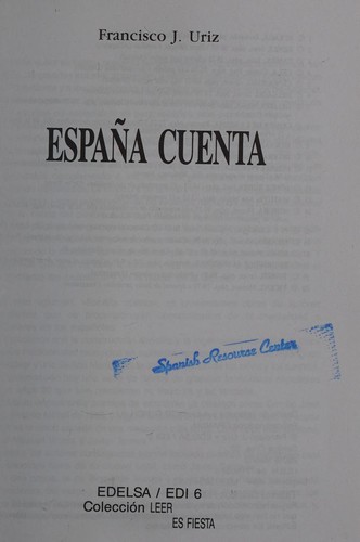 Cover for España Cuenta