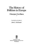 Cover for The History of Folklore in Europe