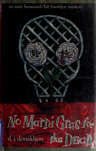Cover for No Mardi Gras for the dead