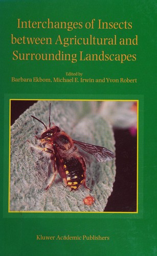Cover for Interchanges of insects between agricultural and surrounding landscapes