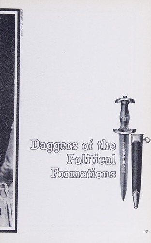 Cover for Daggers, bayonets & fighting knives of Hitler's Germany