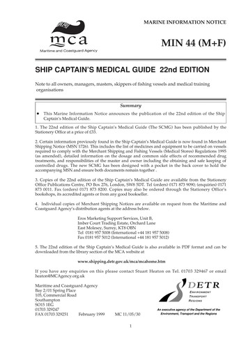 Cover for The Ship Captain's Medical Guide