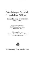 Cover for Verdrängte Schuld, verfehlte Sühne