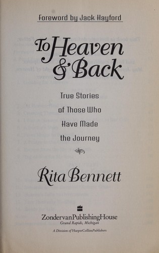 Cover for To Heaven and Back