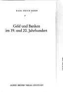 Cover for Geld und Banken im 19. und 20. Jahrhundert