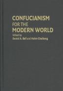 Cover for Confucianism for the modern world