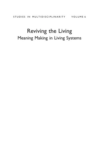 Cover for Reviving the living