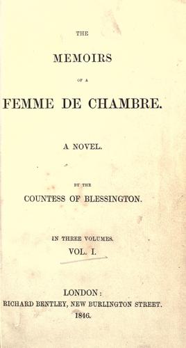 Cover for memoirs of a femme de chambre.