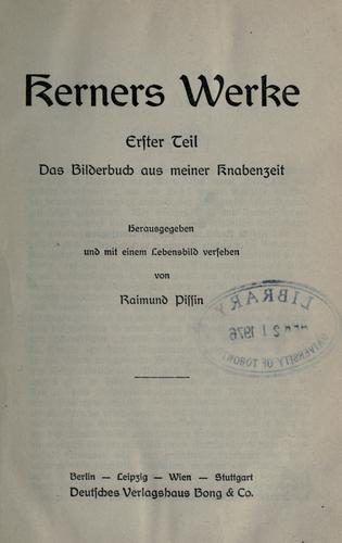 Cover for Werke