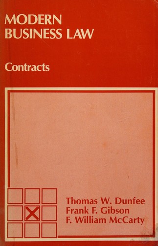 Cover for Modern business law