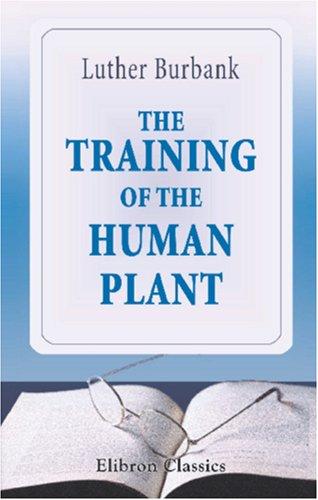 Cover for The Training of the Human Plant