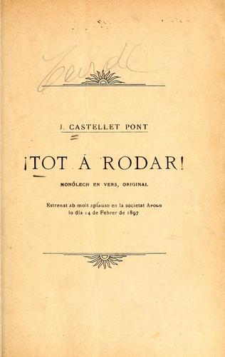 Cover for !Tot á rodar!