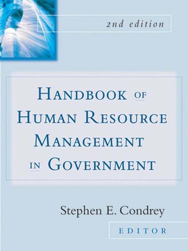 Cover for Handbook of Human Resources Management in Government