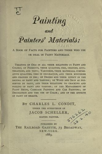 Cover for Painting and painters' materials