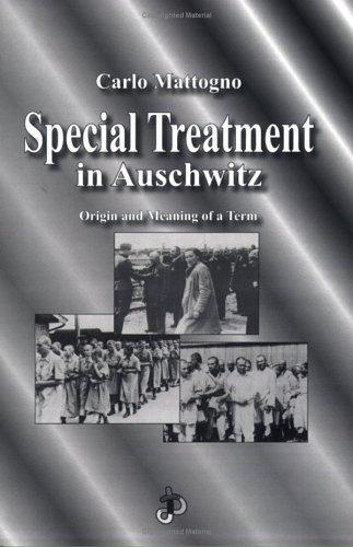 Cover for Special Treatment in Auschwitz