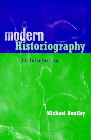 Cover for Modern historiography