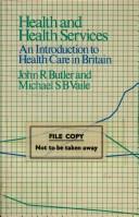 Cover for Health and Health Service