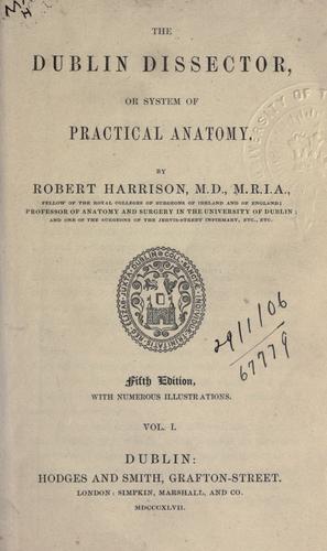 Cover for The Dublin dissector