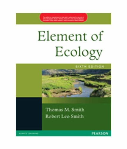 Cover for Elements of Ecology