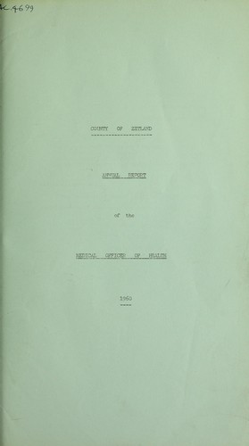 Cover for [Report 1960]