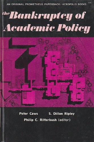 Cover for The bankruptcy of academic policy
