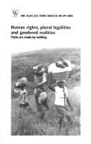 Cover for Human rights, plural legalities, and gendered realities
